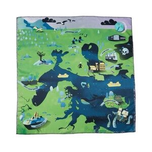 LUSH Treasure Map Knot Wrap